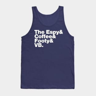 Melbourne (VB white print) Tank Top